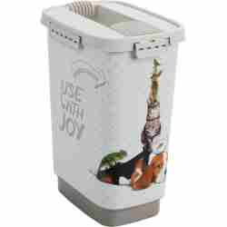 Rotho Flo Pet Food Container 4,1L Cappuccino/Sabbia Sand