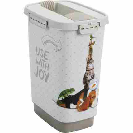Rotho Flo Pet Food Container 4,1L Cappuccino/Sabbia Sand