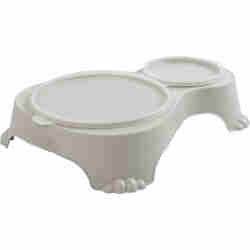 Rotho Sally Dubbele Voederbak Zandrotho Sally Dubbele Voederbak Zand