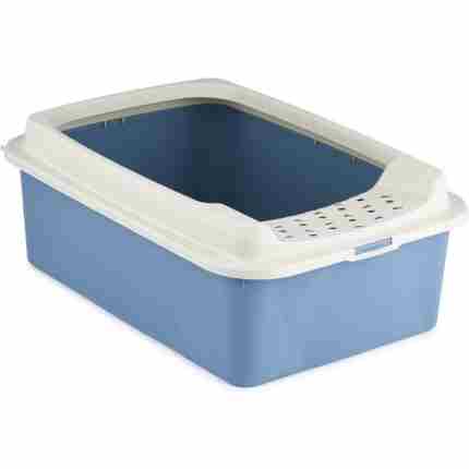 Rotho Eco Bonnie Kattenbak Met Boveningang M Blauw/Zand