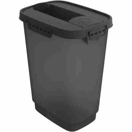 Rotho Cody Pet Food Container 10L Antraciet/Transparant