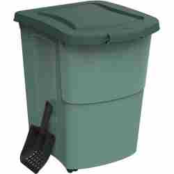 Rotho Mypet Food Container + Schep 38L Groen