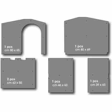 Bama Pet Kit Isolatiepanelen Hondenhok Groot