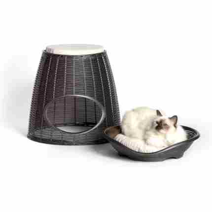 Bama Pet Pasha Dierenmand 52X50X46/55 Cm Antraciet