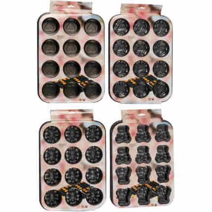 Lifetime Muffin-Bakvorm 43.5X28.4 Cm Zwart Assorti