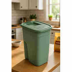 Groene voercontainer huisdier 4 liter van Rotho